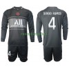 Maillot à Manches Longues Paris Saint-Germain Sergio Ramos 4 Troisième 2021-22 Pour Enfant